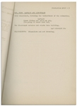 Moe Howard's 29pp. Script Dated February 1938 for The 1939 Three Stooges Film ''Three Little Sew and Sews'' -- Plus 3pp. Pages of Script Changes, Signed by Moe in Pencil -- Very Good